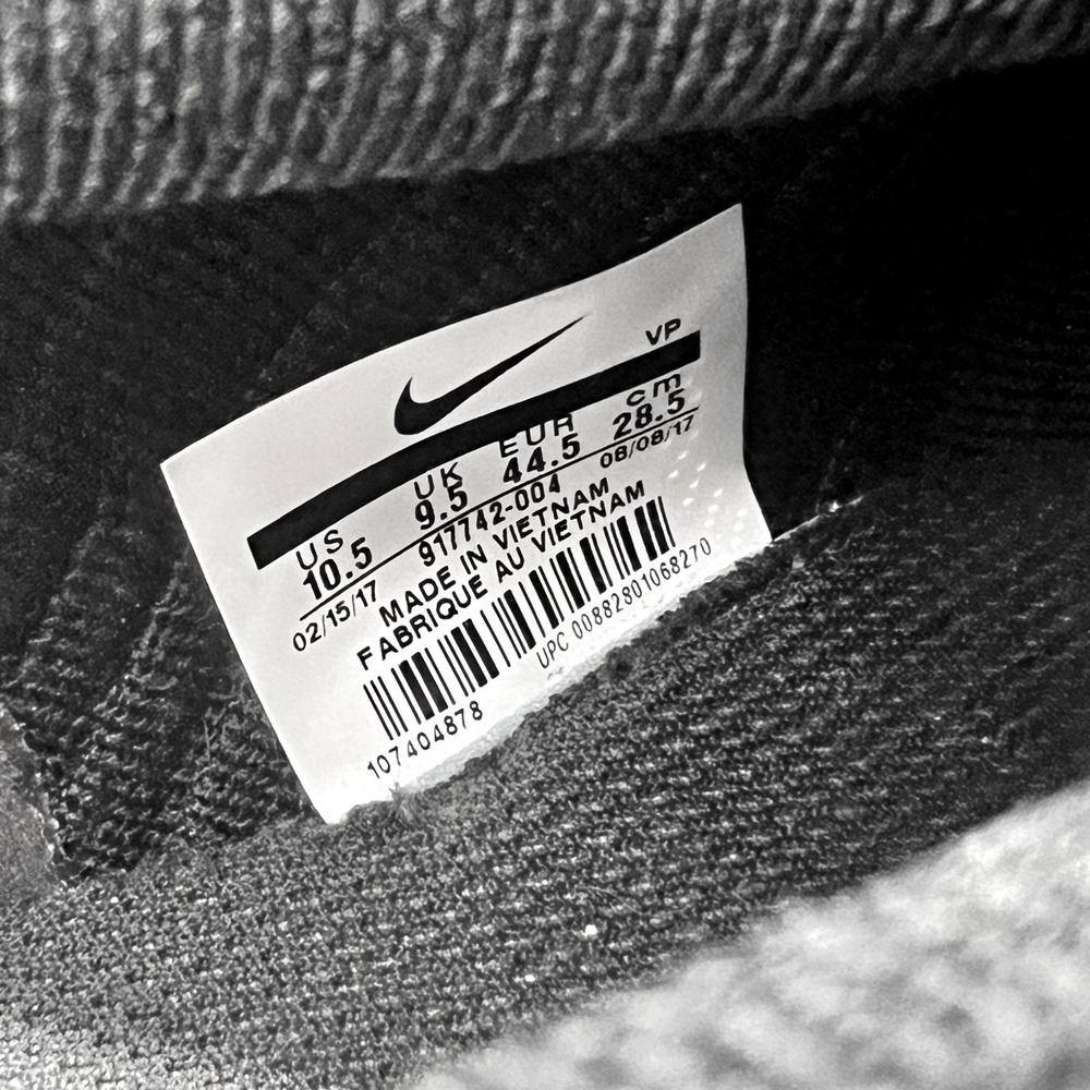 Nike Air Flight Bonafide Triple Black Jason Kidd Men's Size 10.5 Ankle Sneaker - Picture 12 of 13